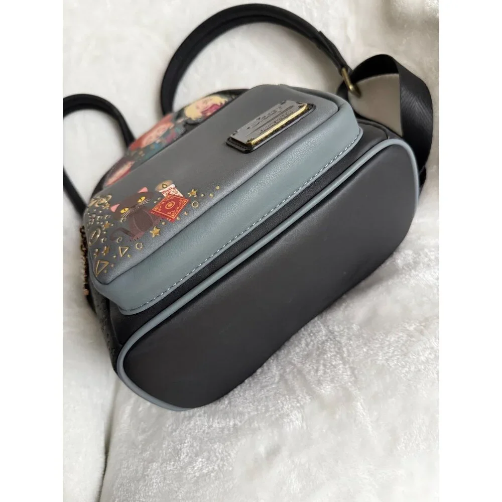 Disney Loungefly Hocus Pocus Mini Backpack Chibi Sanderson Sisters Binx black fa - Picture 4 of 12